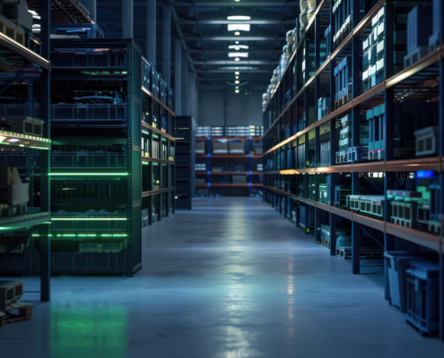 High-Tech Warenhouse, mit EEW-Förderung